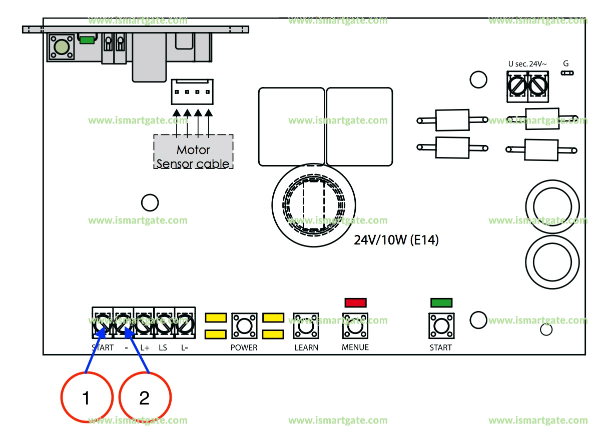 Wiring diagram for BERNAL S 101-60